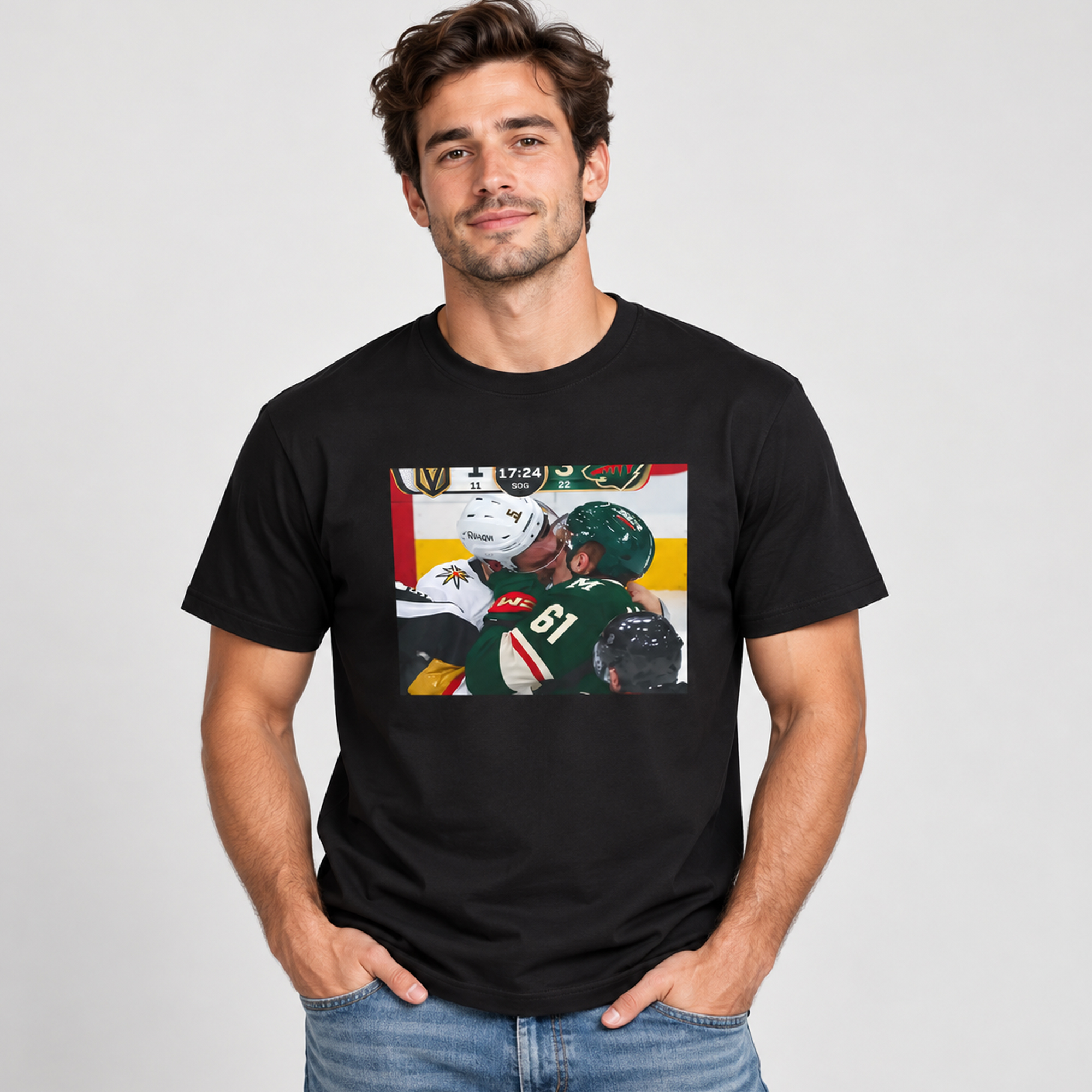 Lorenz And Lauzon Kissing Fight Shirt - Image 2