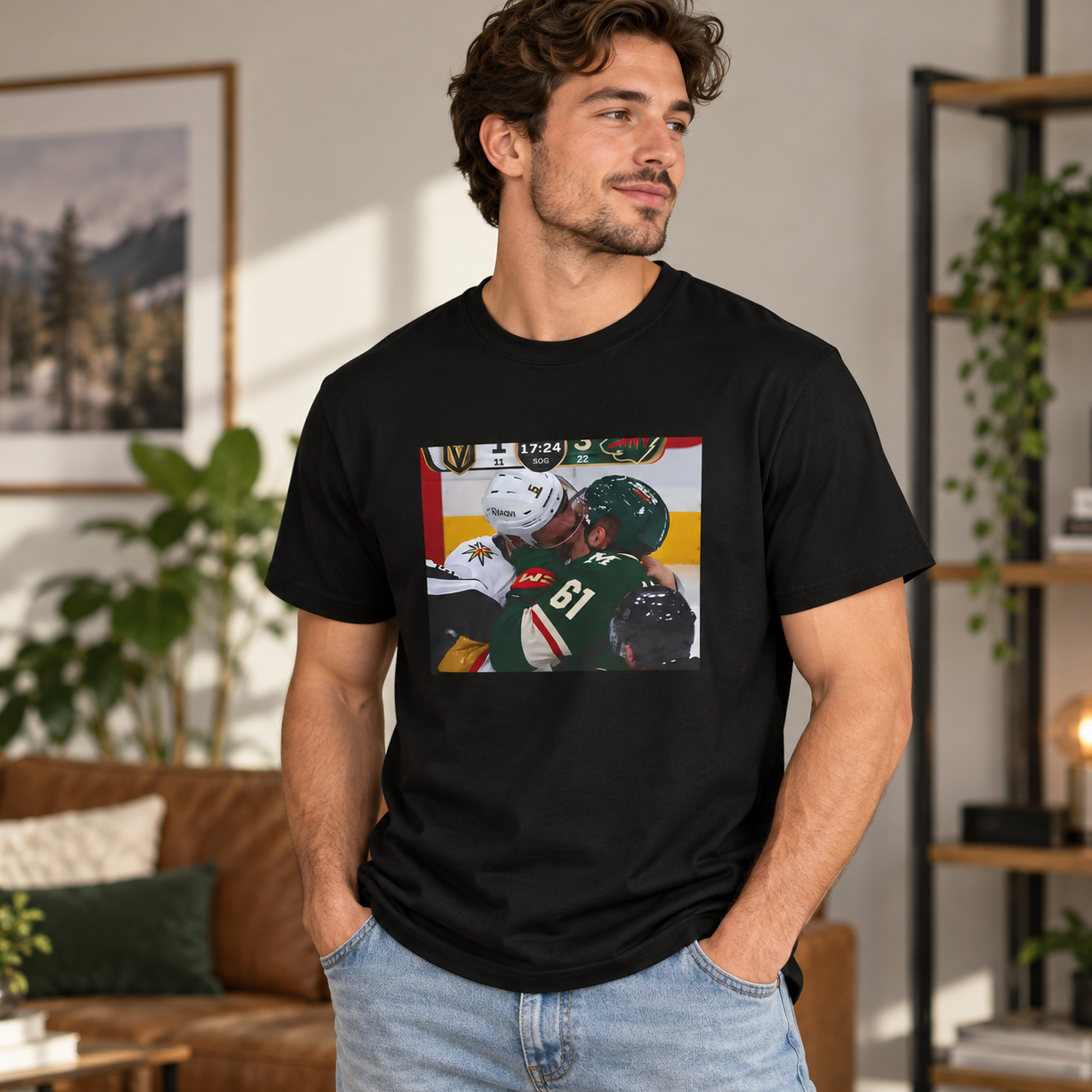 Lorenz And Lauzon Kissing Fight Shirt - Image 3